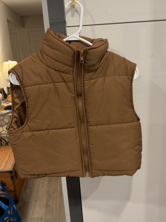 Source Unknown Jackets & Blazers - Source Unknown Brown Puffer Vest